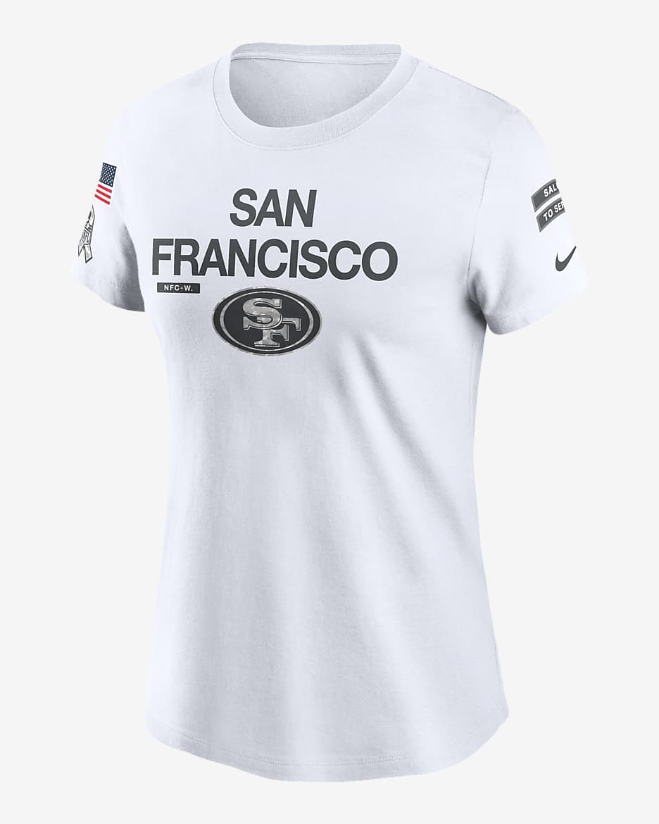 49ers salute to service fashion shirt